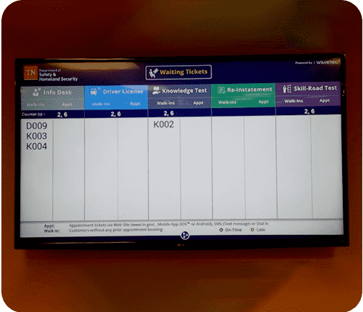 Wavetec Case Study Tennessee DMV Engage Image