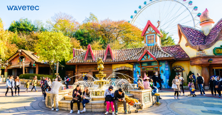 queue management system for theme parks