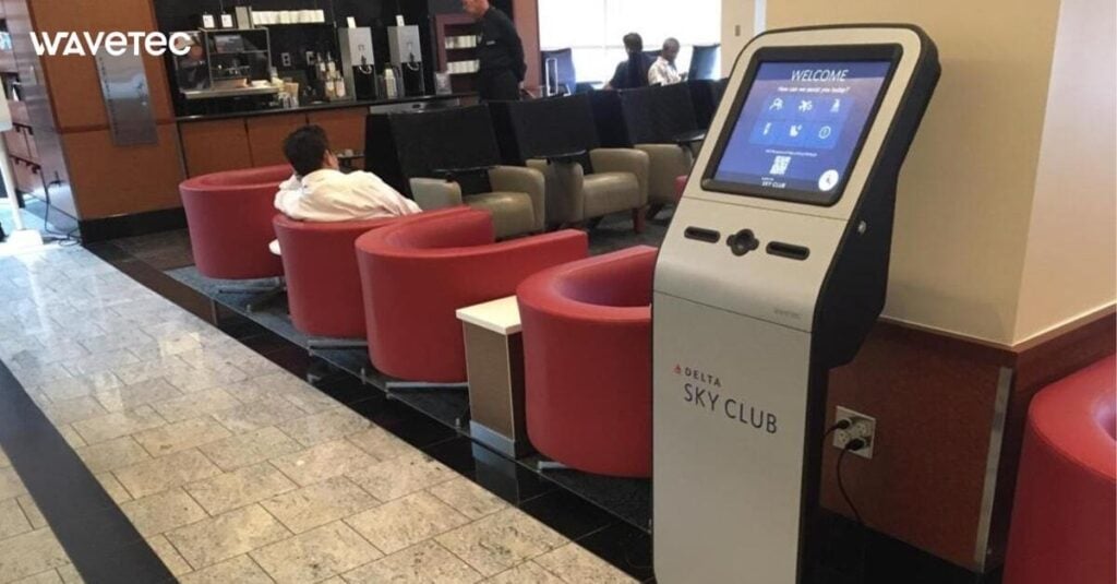 self service airport kiosk