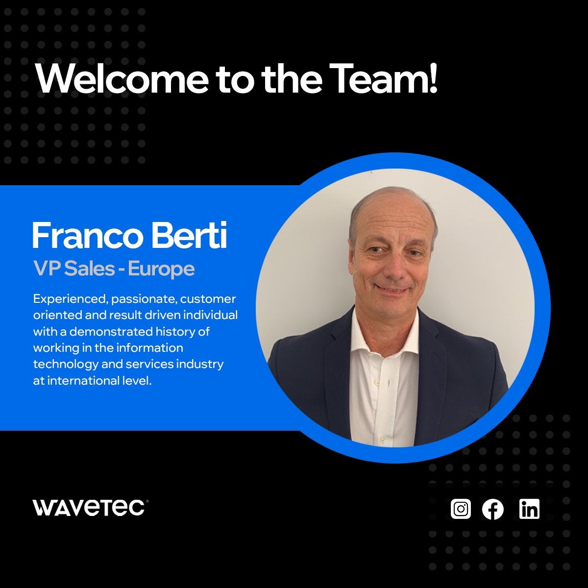 franco berti vp sales wavetec