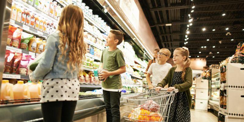 instore-experience-for-children-at-a-grocery-store