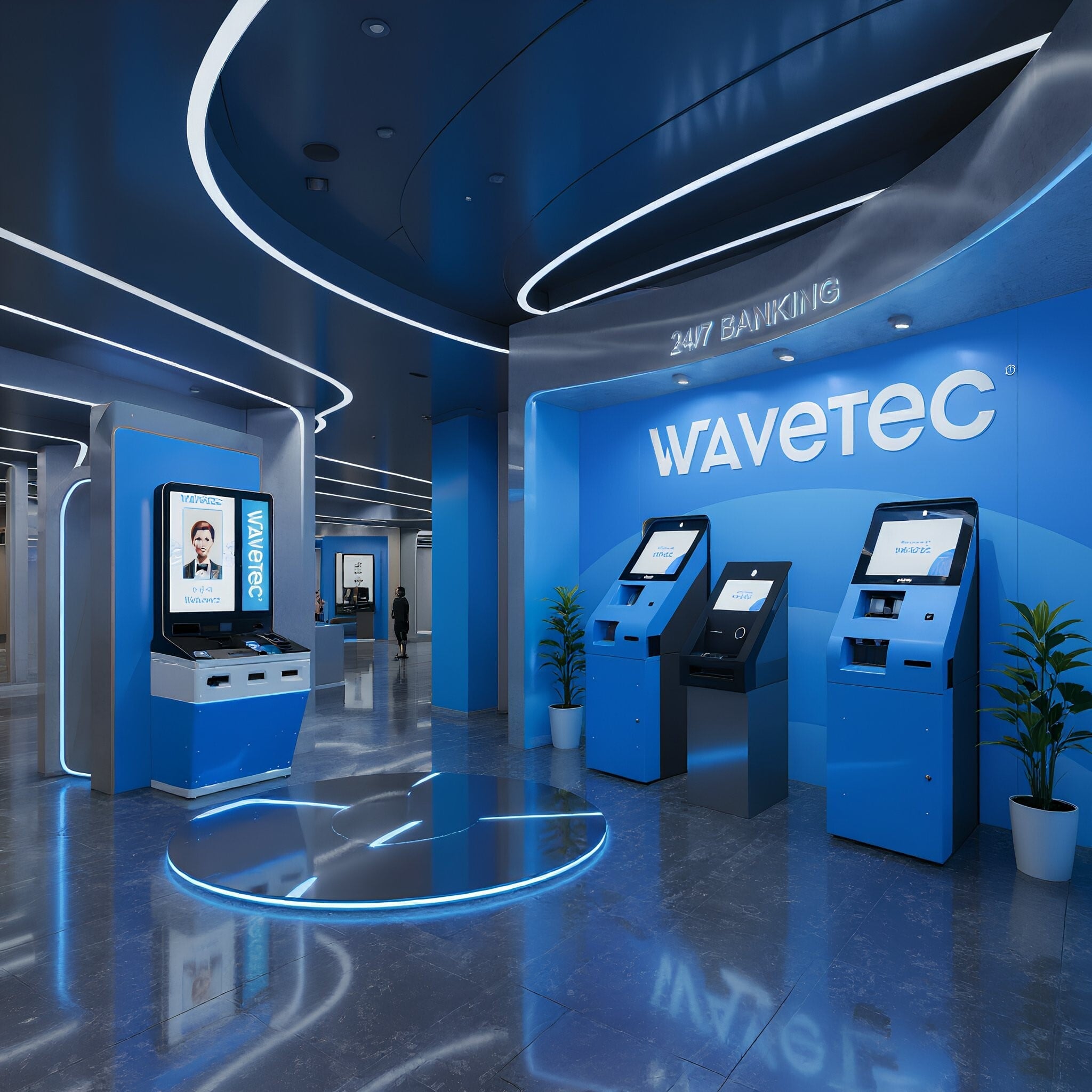 banking kiosk recycler atm wavetec