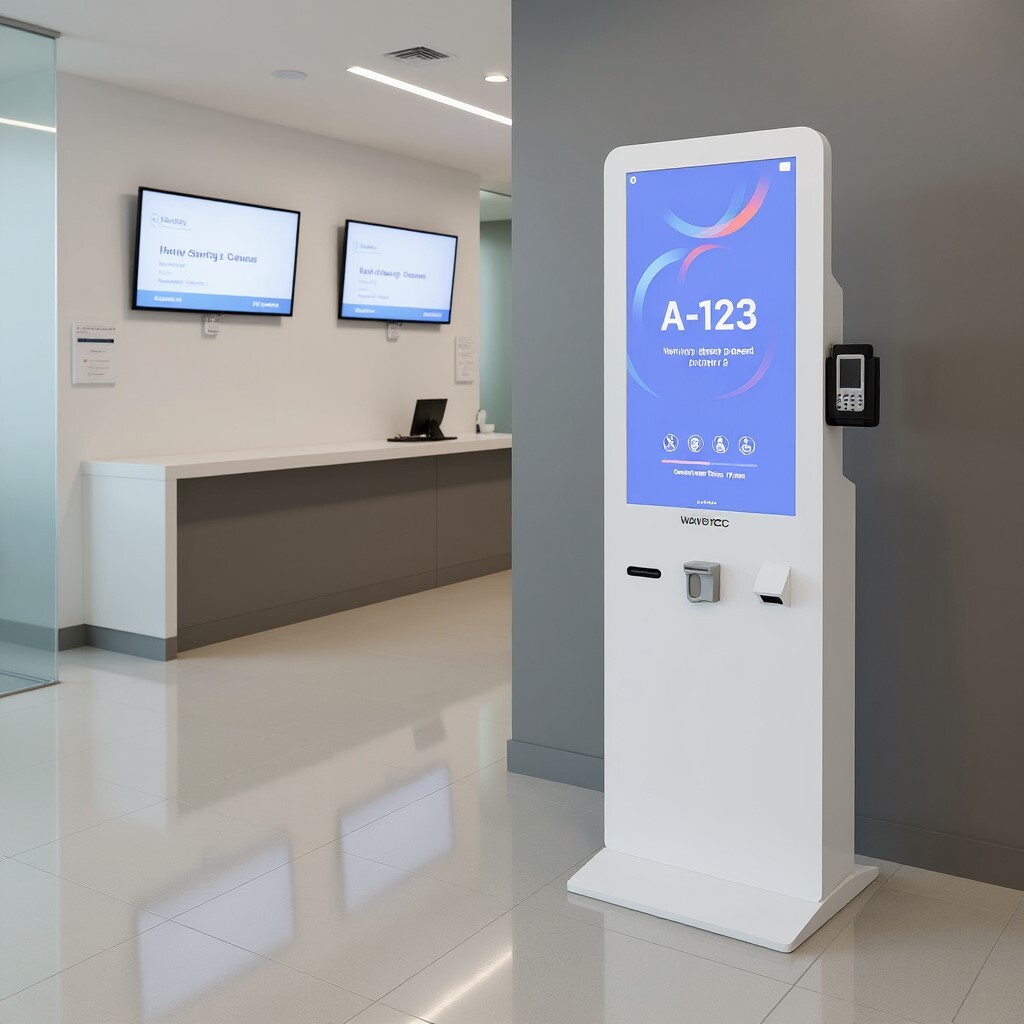 checkout kiosk healthcare wavetec