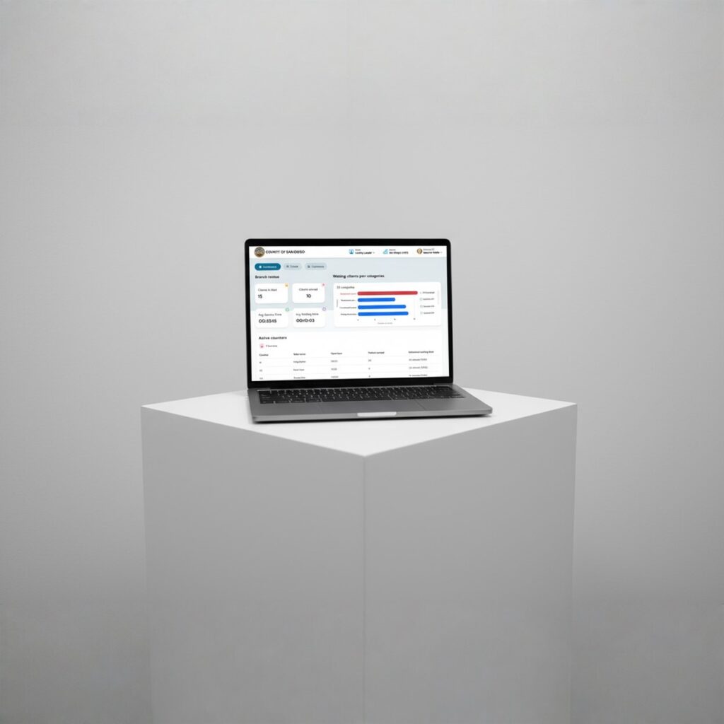 queue management dashboards and analytics wavetec lobby leader