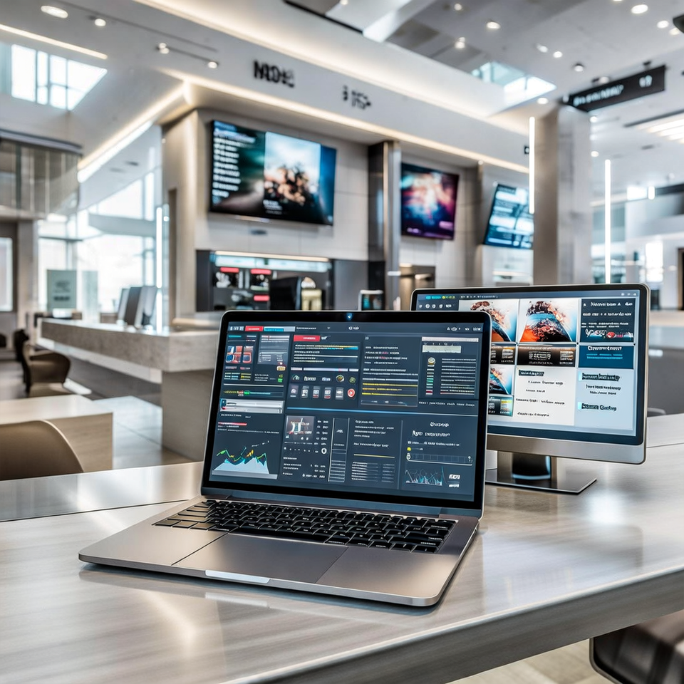 Digital signage software bank 1 wavetec donatello