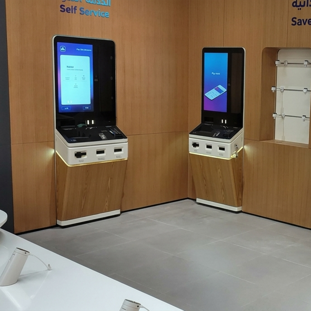 Self Service Kiosks 8 Du telecom dubai uae middle eastwavetec telecom sim dispensing kiosk onboarding kiosk payment kiosk